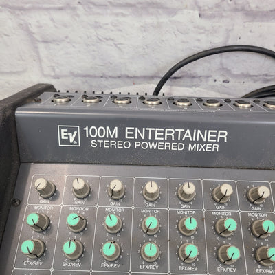 Electro-Voice EV 100M Entertainer 10-Channel Stereo Powered Mixer AS IS