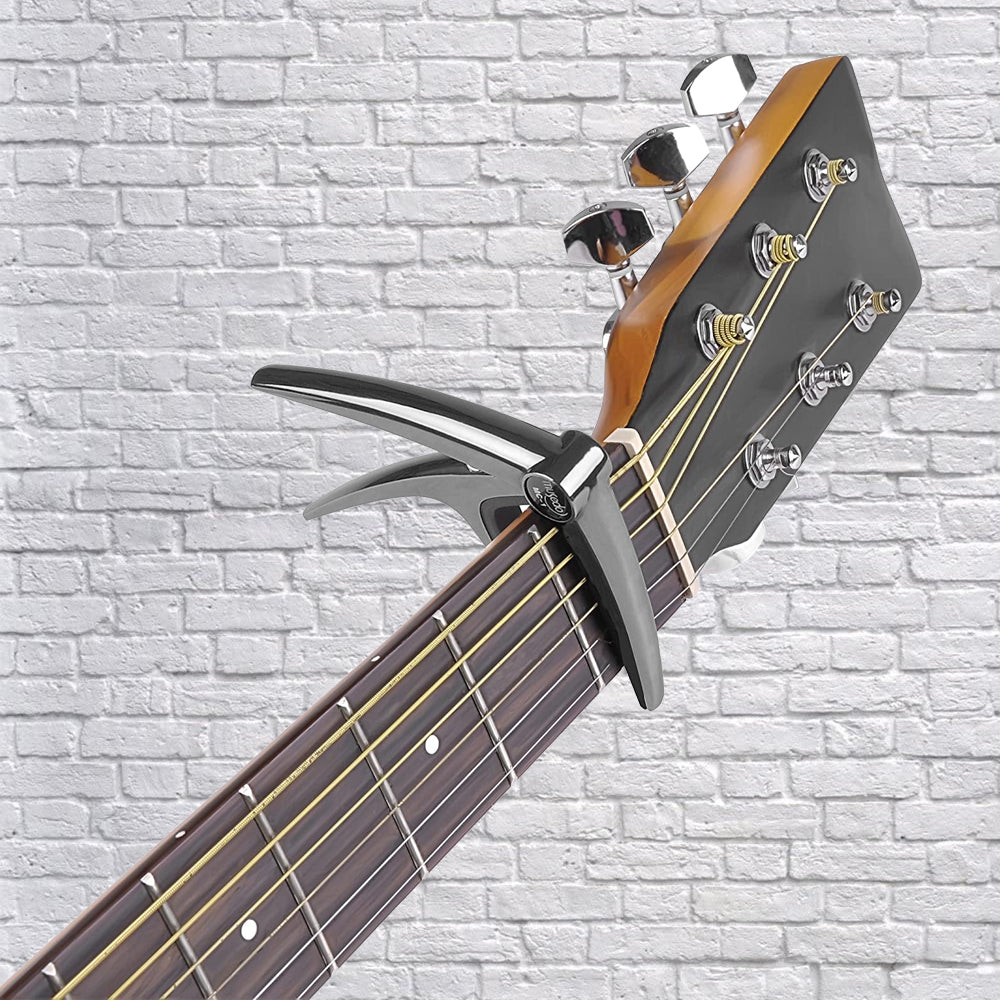 Musedo MC-1 Acoustic or Electric Guitar Capo - Silver