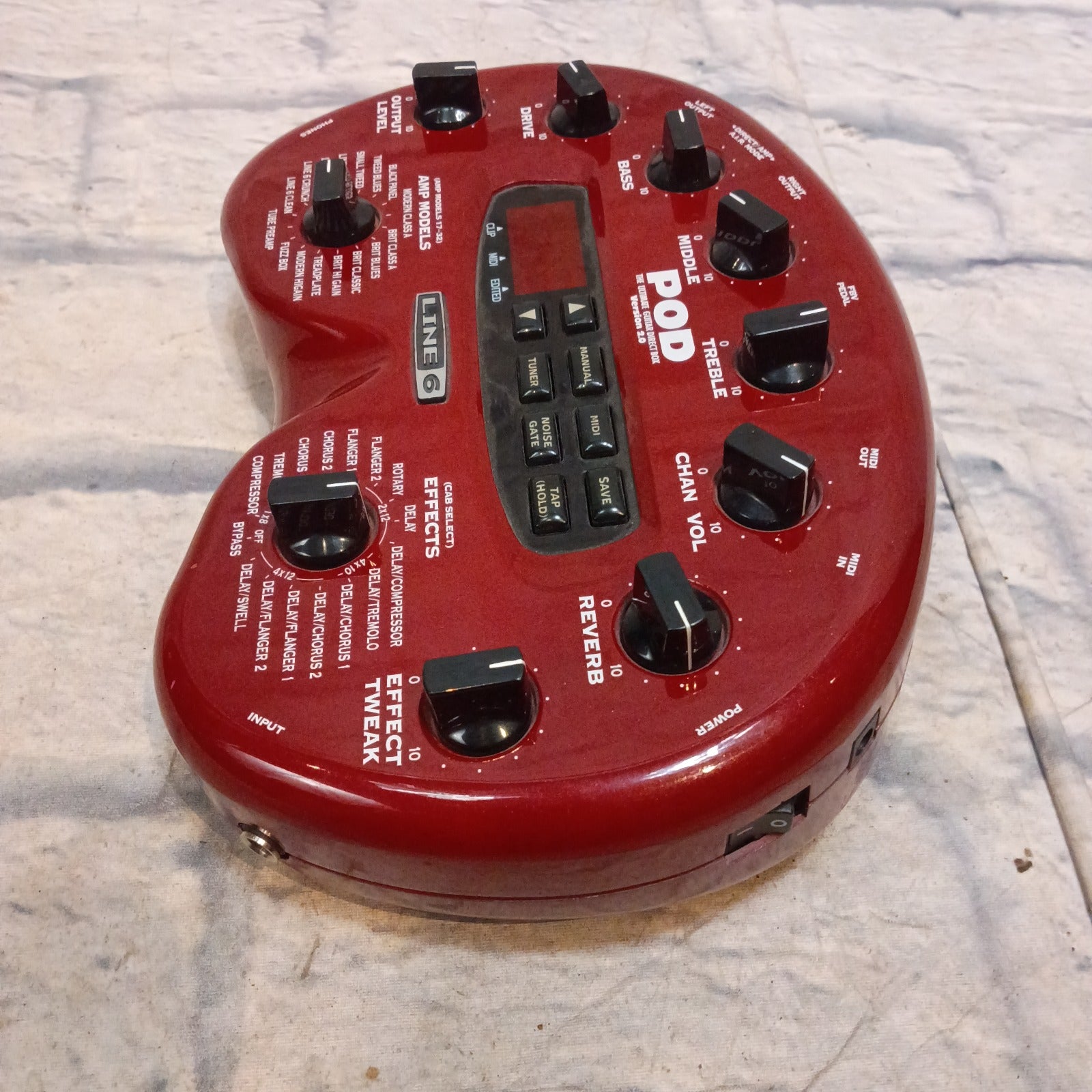Line 6 Pod Version 2.0 Effects Pedal