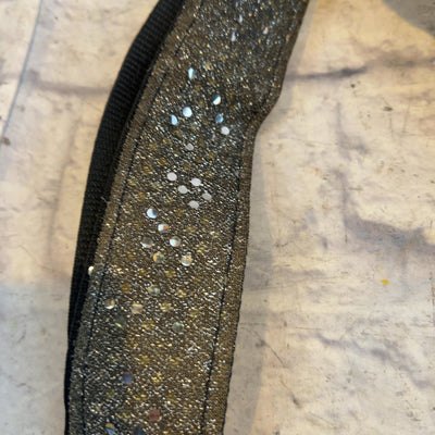 Unknown Black Sequin Guitar Strap