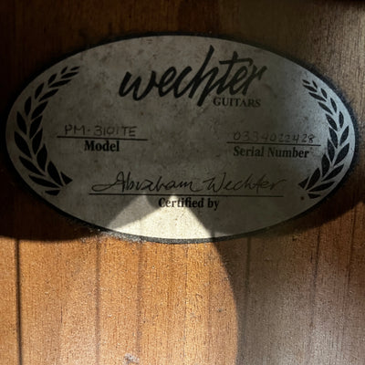 Wechter PM-310ITE Black Electric Guitar