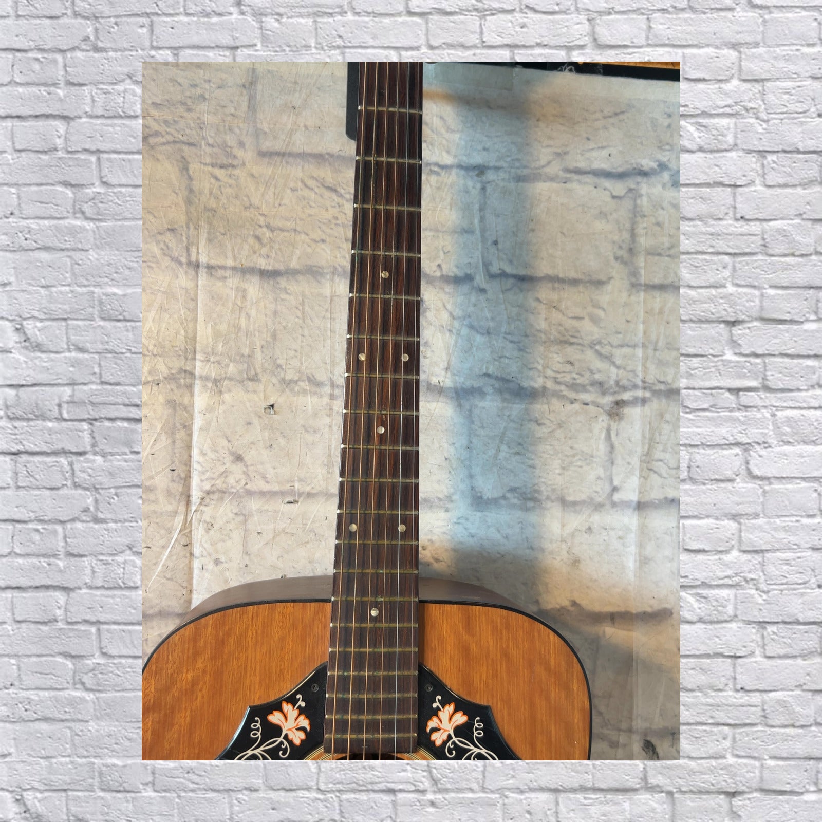 Kay KDG70 Hummingbird Headstock Crack Acoustic Guitar