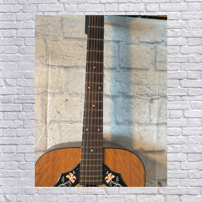 Kay KDG70 Hummingbird Headstock Crack Acoustic Guitar