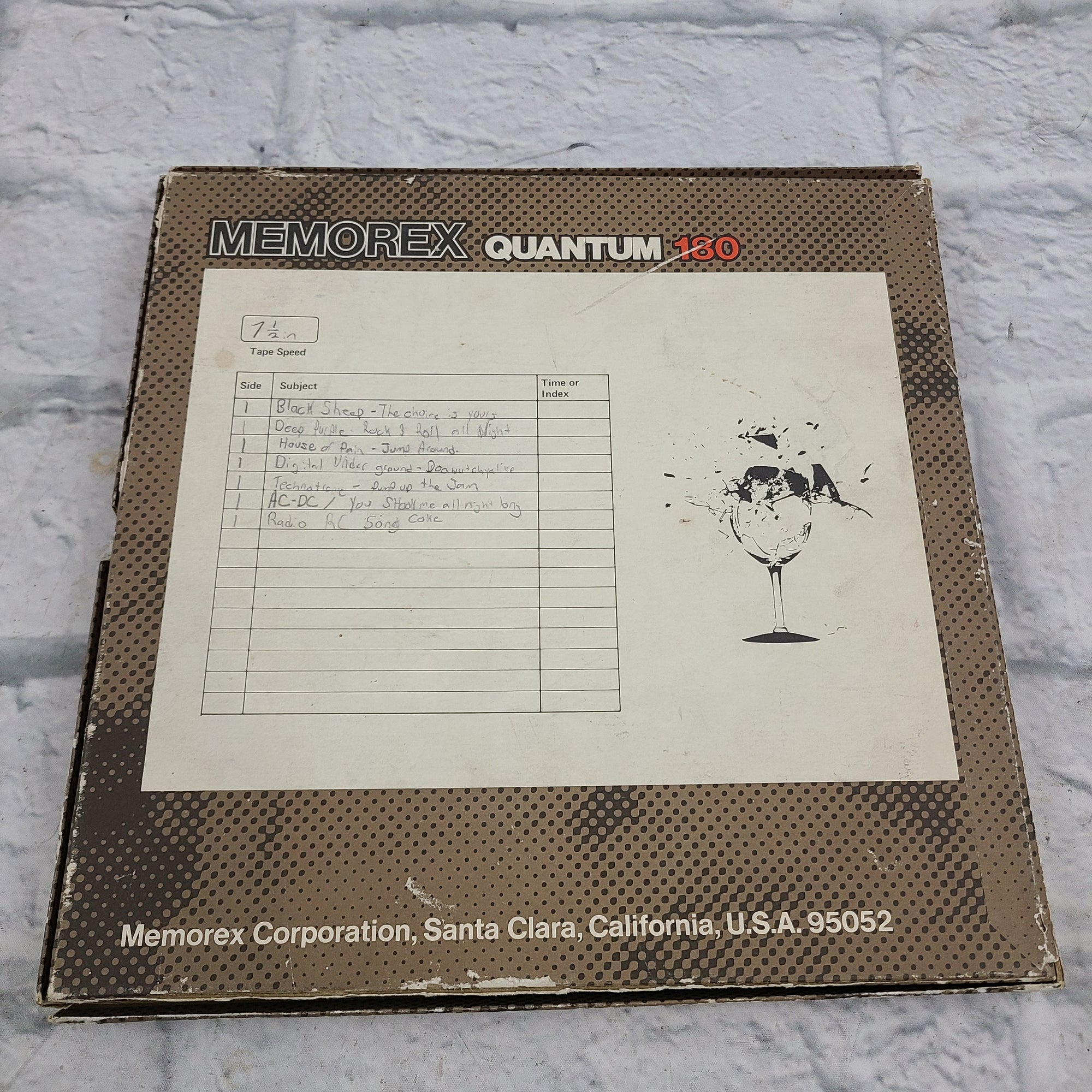 Memorex Quantum 180 10" Recording Tape Reel to Reel