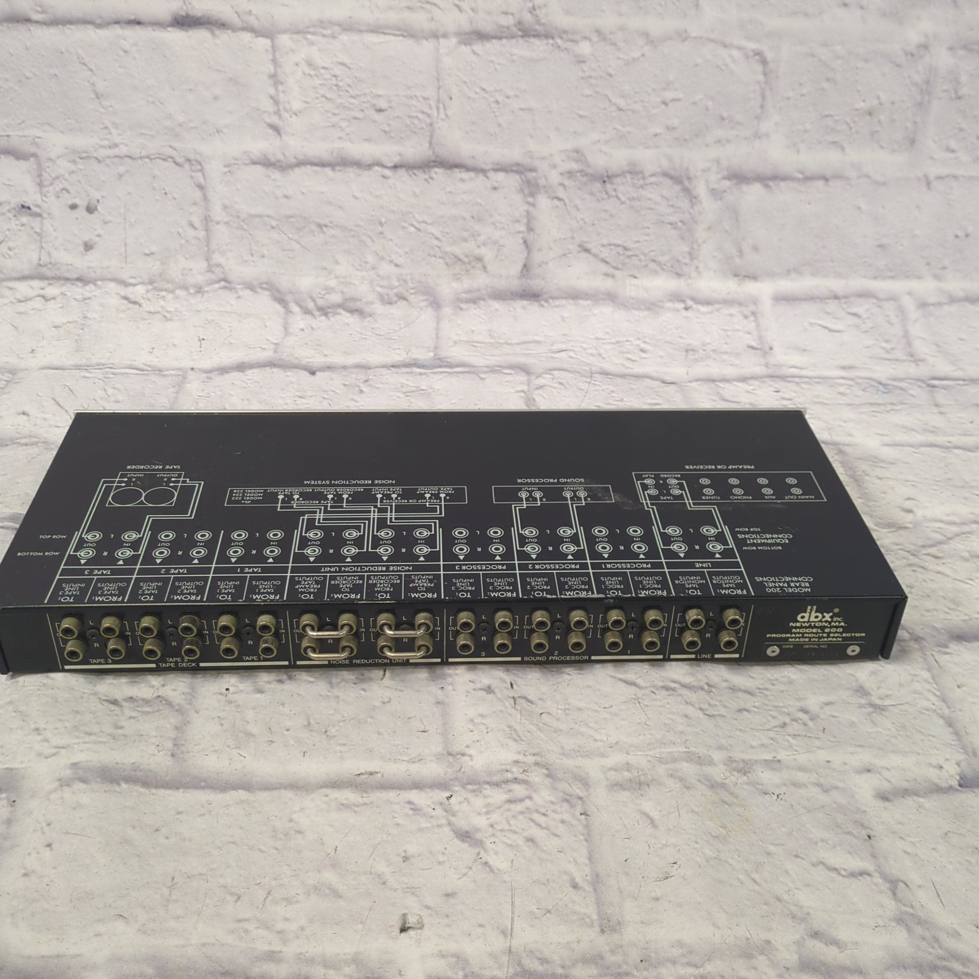 DBX 200 Program Route Selector Rack Unit