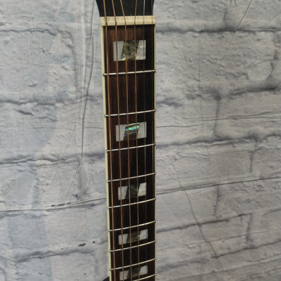Ibanez AEF30E Acoustic Guitar - Transparent Black Flame Finish Acoustic Guitar