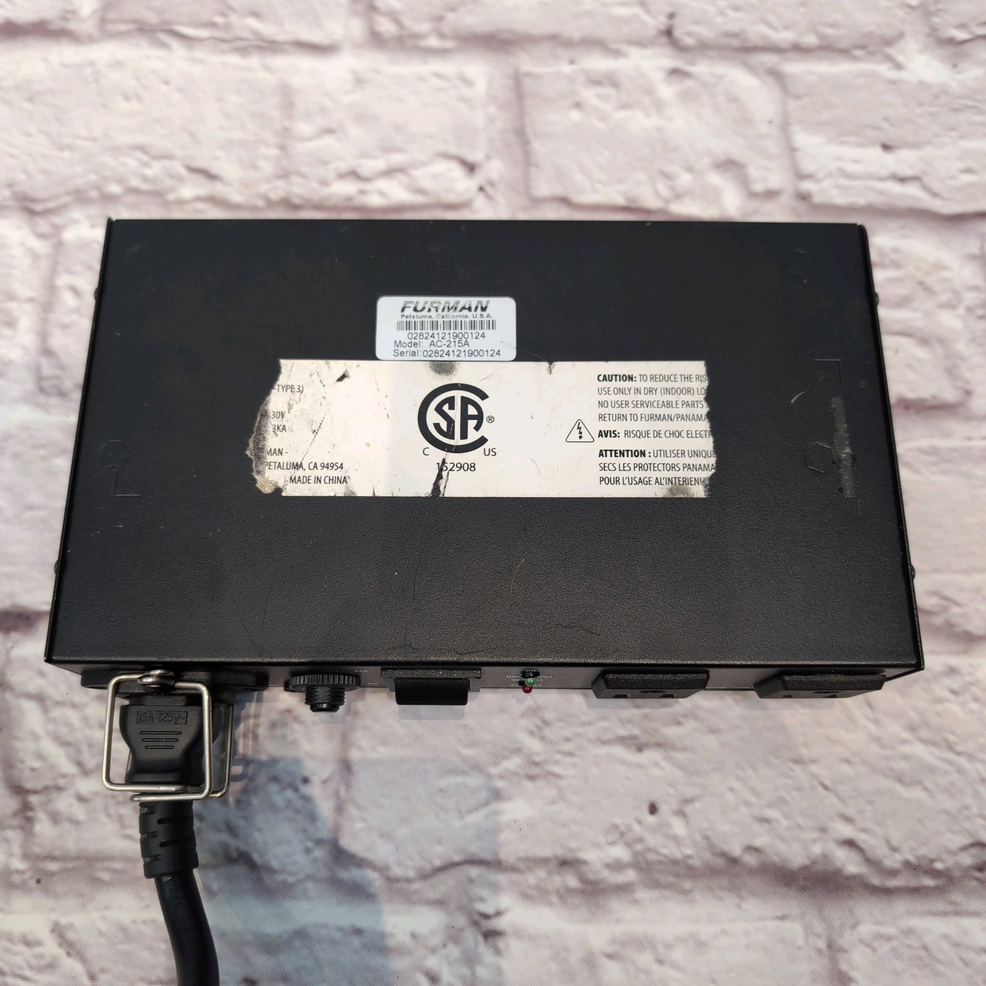 Furman AC-215a Compact Power Conditioner