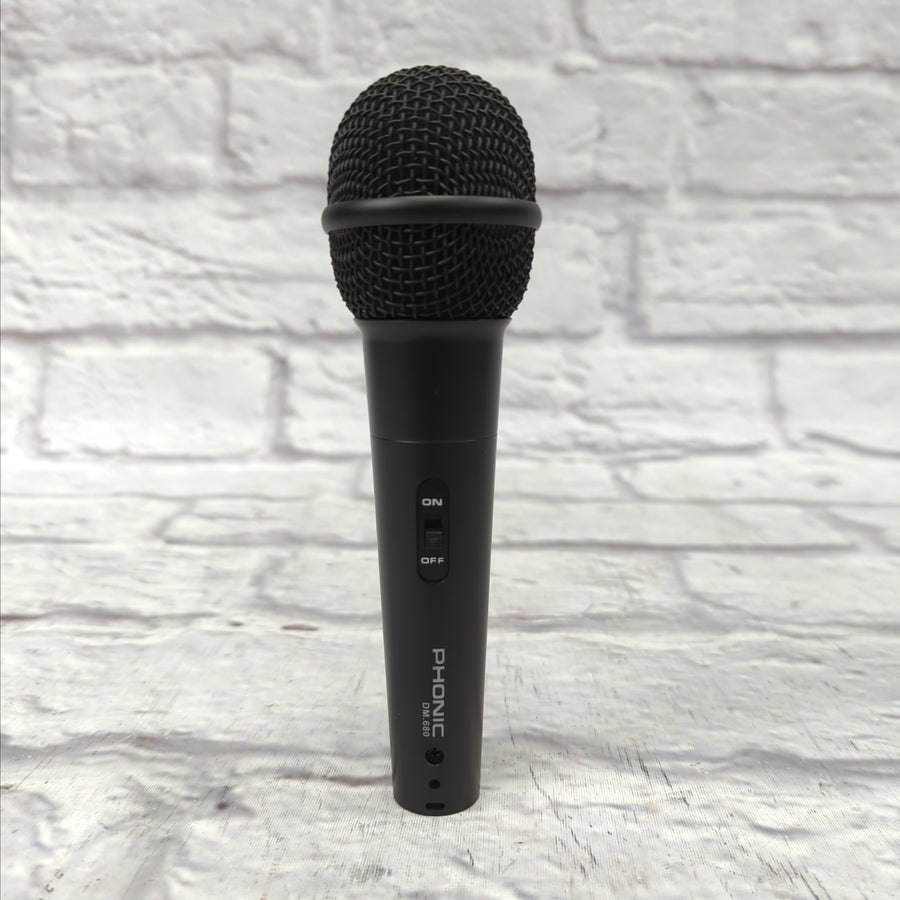 Phonic DM.680 Dynamic Vocal Microphone w/ Switch and Bag