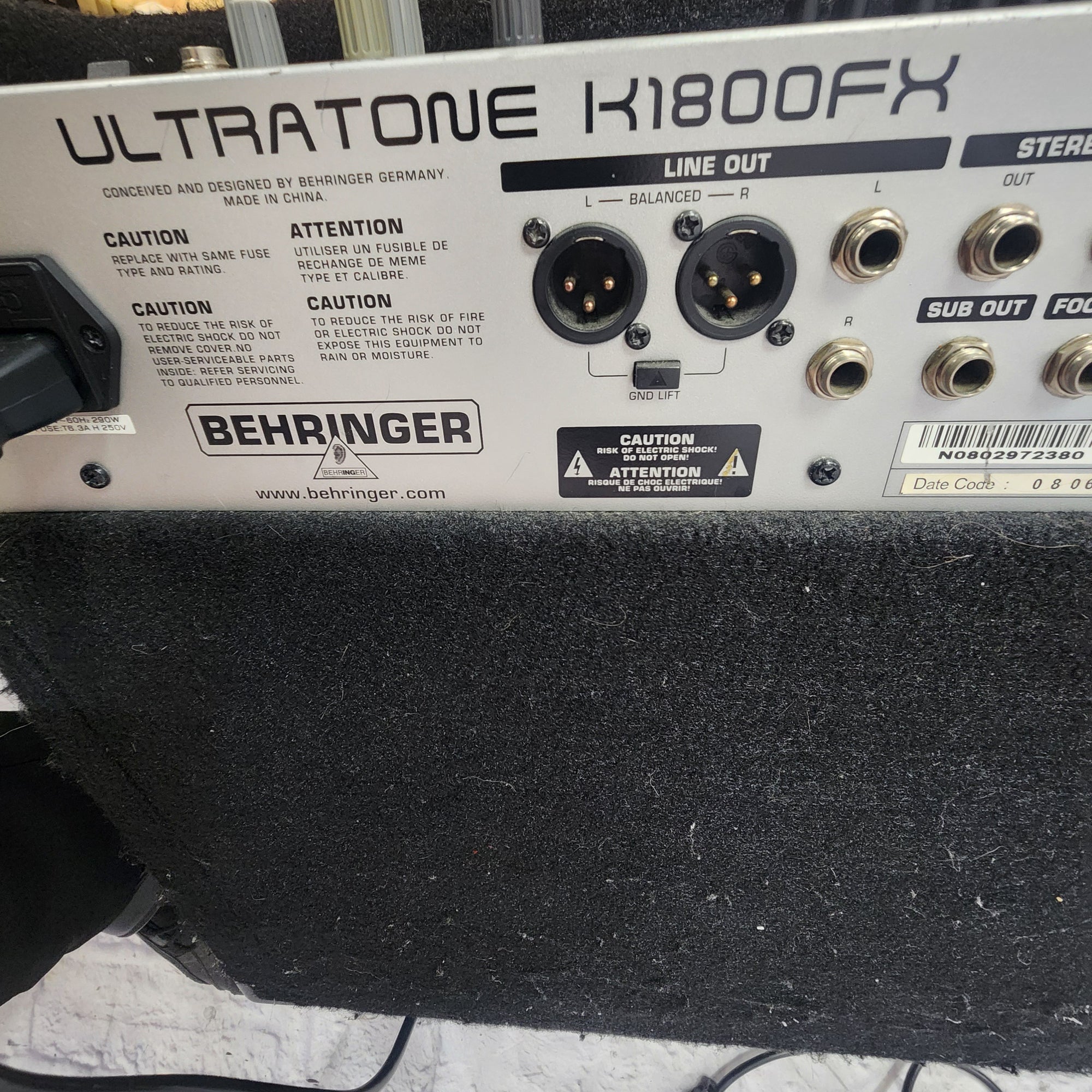 Behringer K1800FX Keyboard Amp