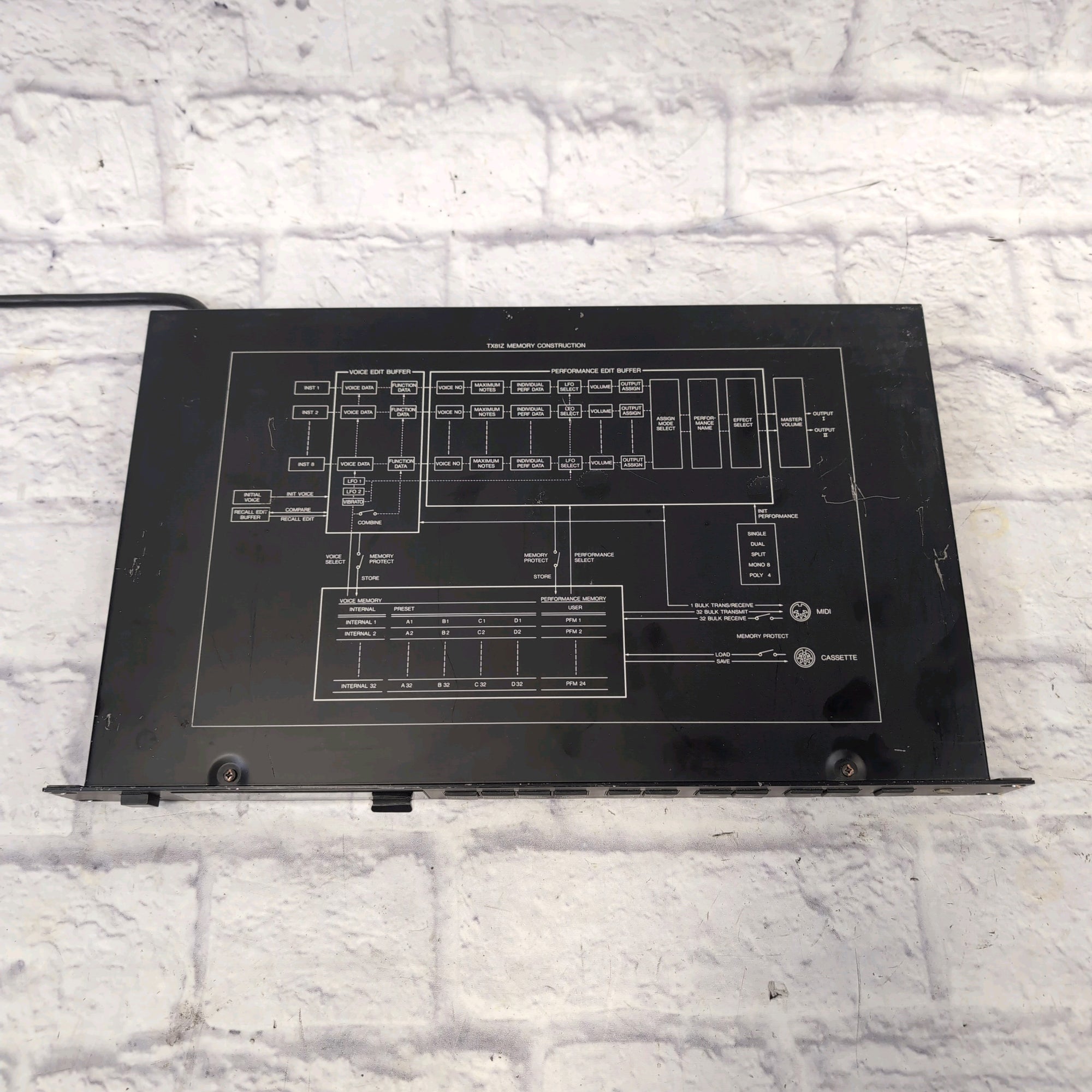 Yamaha  TX81Z FM Tone Generator Rack Synth