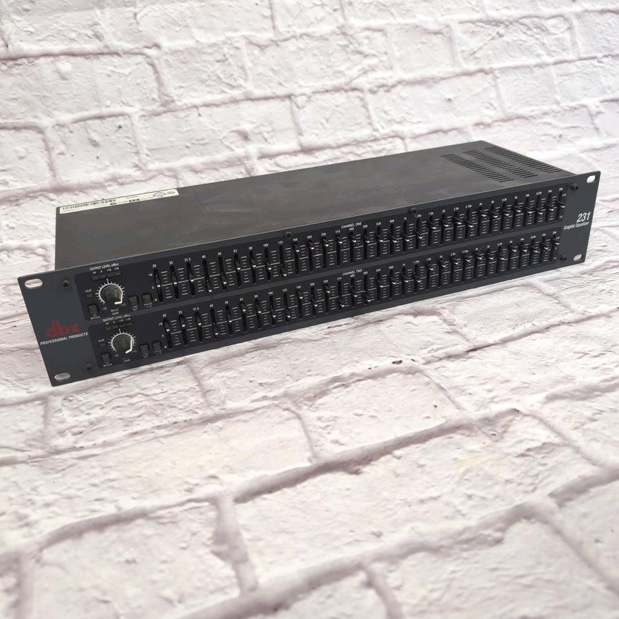 DBX 231 Dual Channel 31-Band Rack EQ
