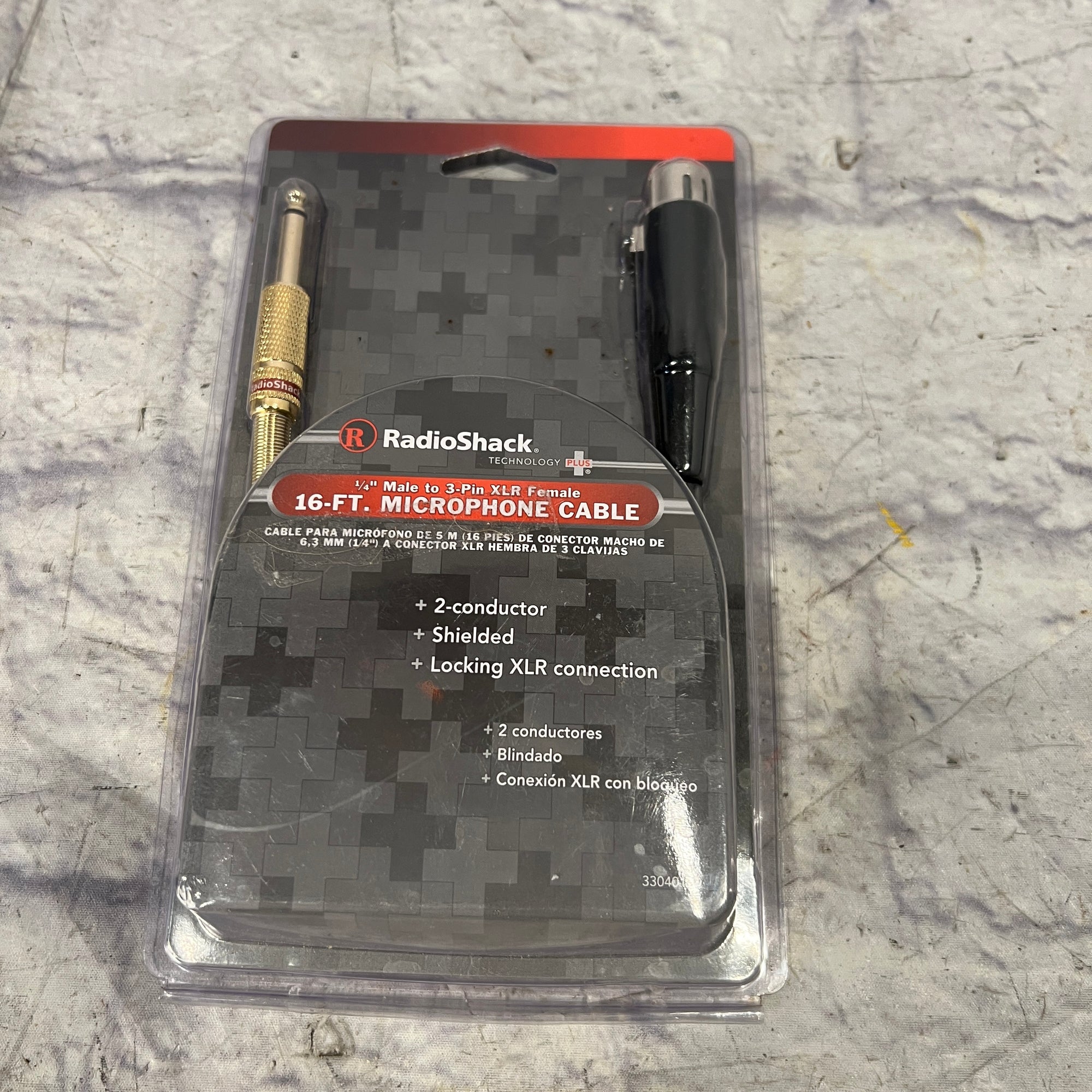 Radio Shack 15' XLR - 1/4" Cable