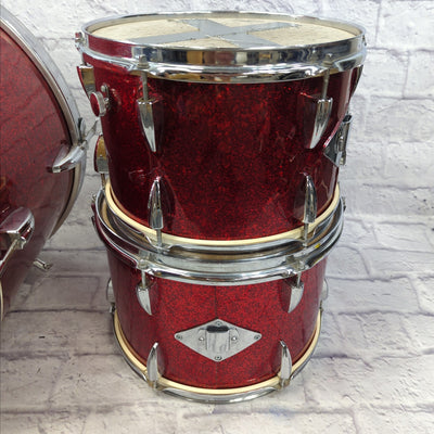 Apollo 3pc Red Sparkle MIJ 1960s Drum Set