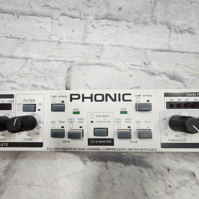 Phonic PCL3200 Dual Channel Compressor Limiter