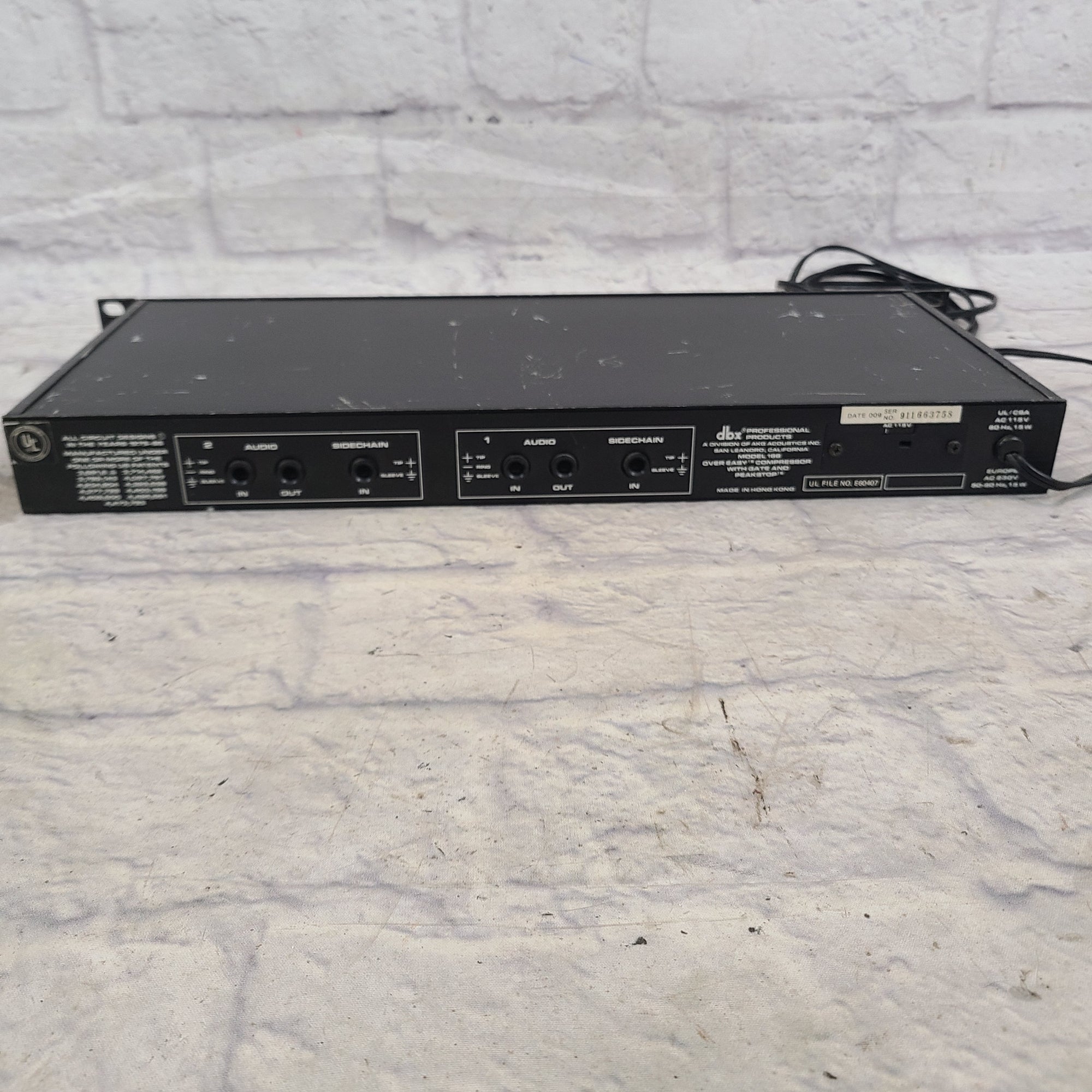 DBX 166 Rack Compressor - Evolution Music