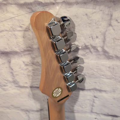 Samick LS-110 Strat Style Electric Guitar Silver Sparkle