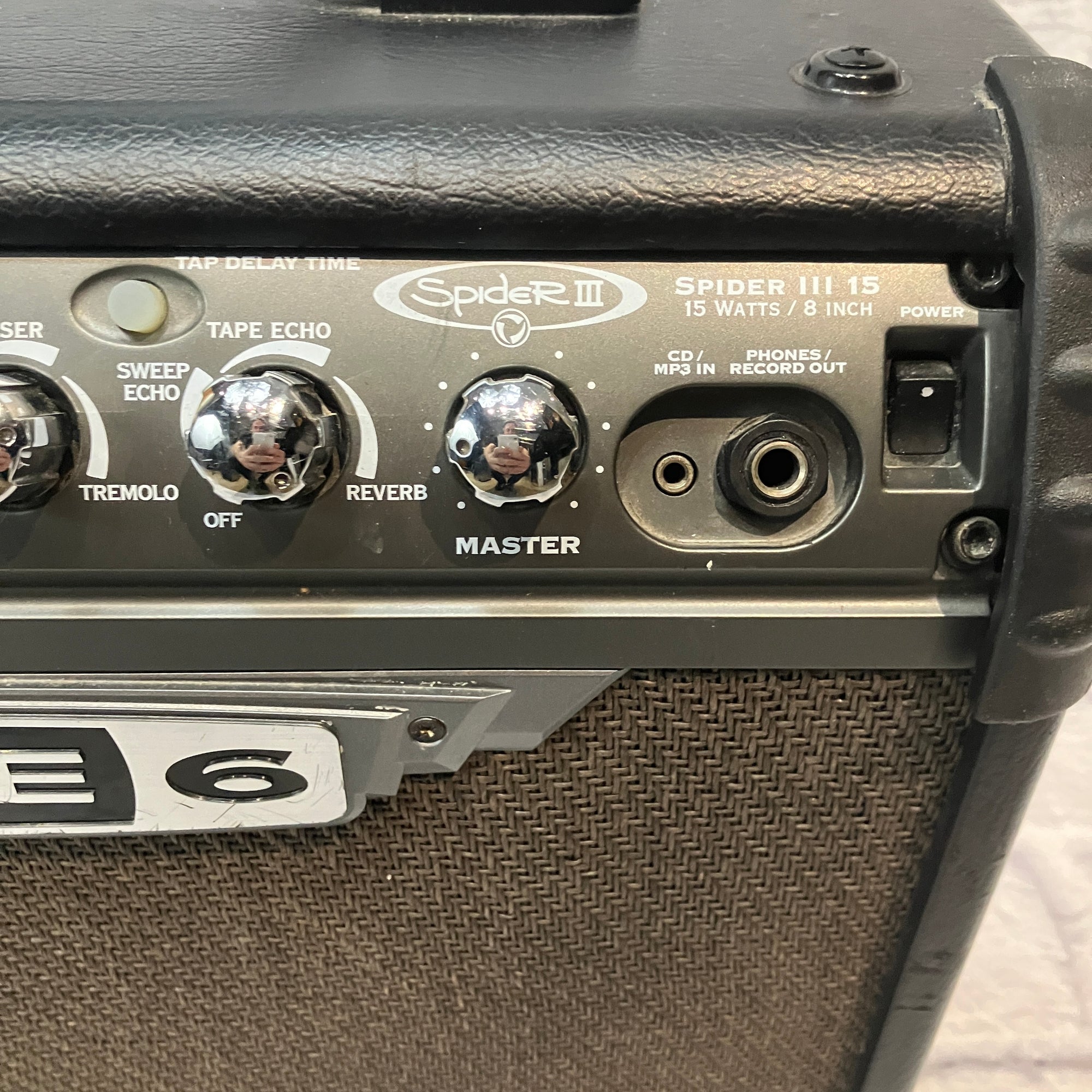 Line 6 Spider III 15 15W 1x8 Guitar Combo Amp Built-in Modeling Amplifier Effects FX