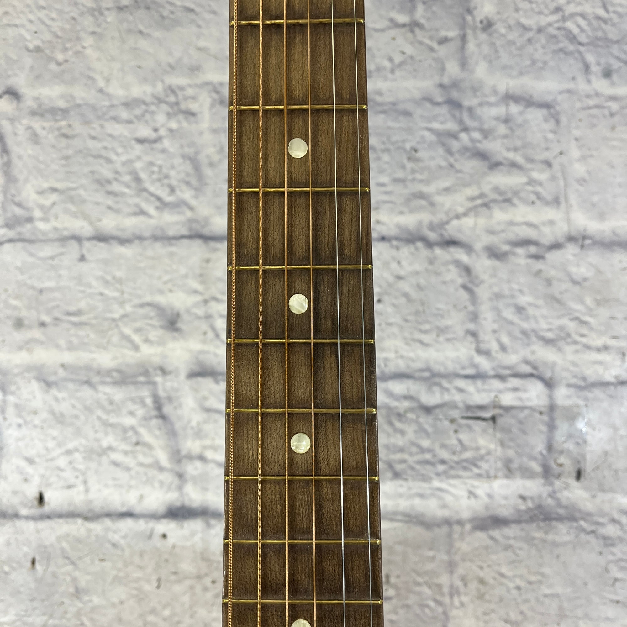 Harmony H6340 Acoustic AS-IS Needs Neck Reset, Stripped Finish