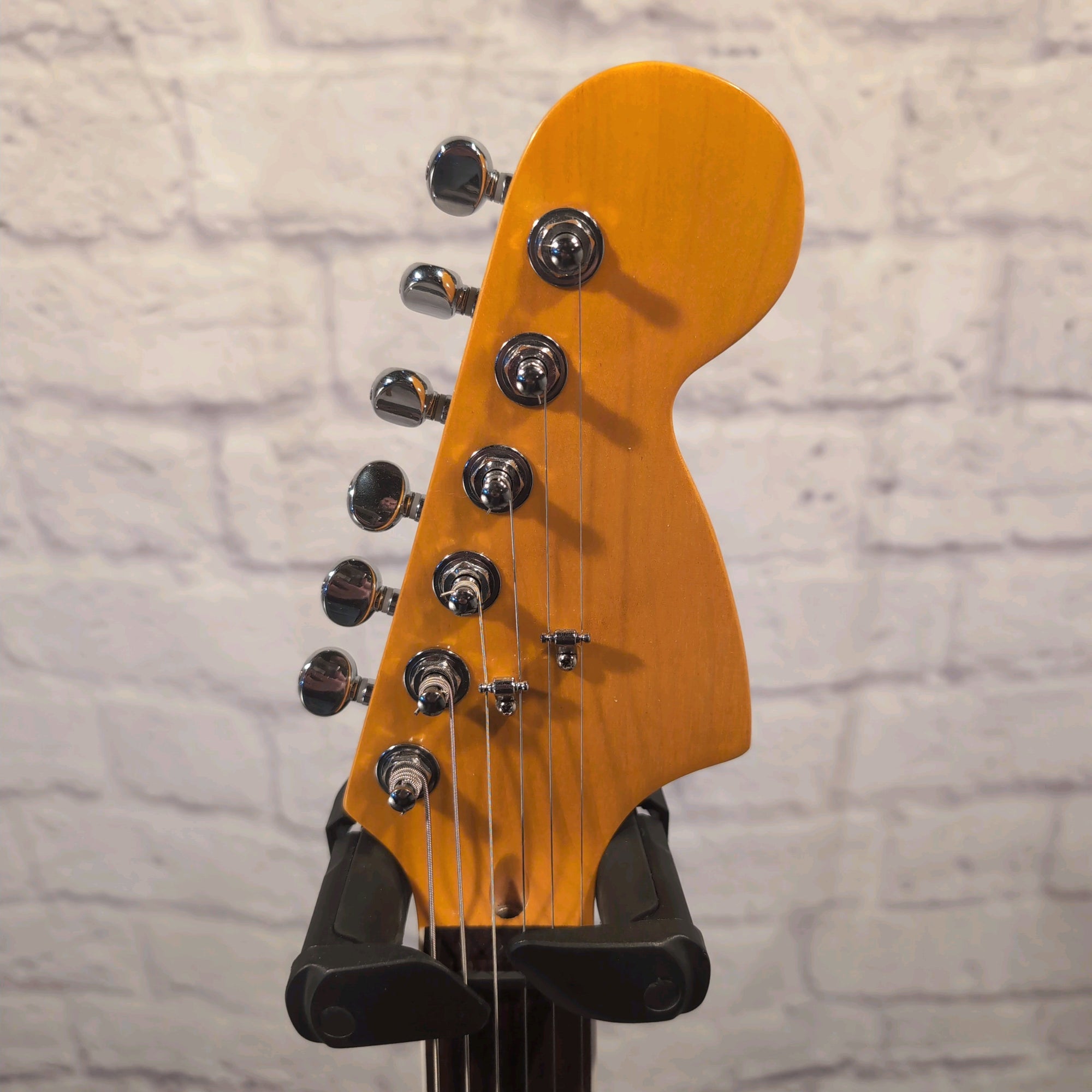 Partscaster Solar Flare Green Squier Body Bound Neck Electric Guitar