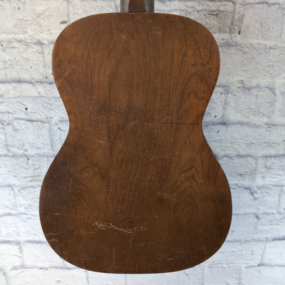 Continental American Vintage Parlor Guitar with US Flag Graphics