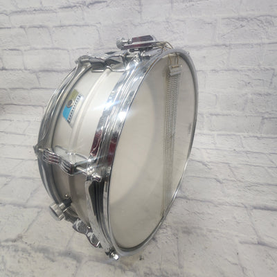 Ludwig Acrolite No 404 5x14" Snare Drum 8 Lug Rounded B/0 Badge w/ Clamshell Case