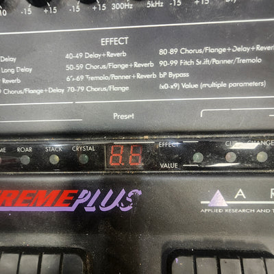 ART Xtreme Plus Modulation Delay Reverb Multi Effects Processor Pedal w/ Power Supply