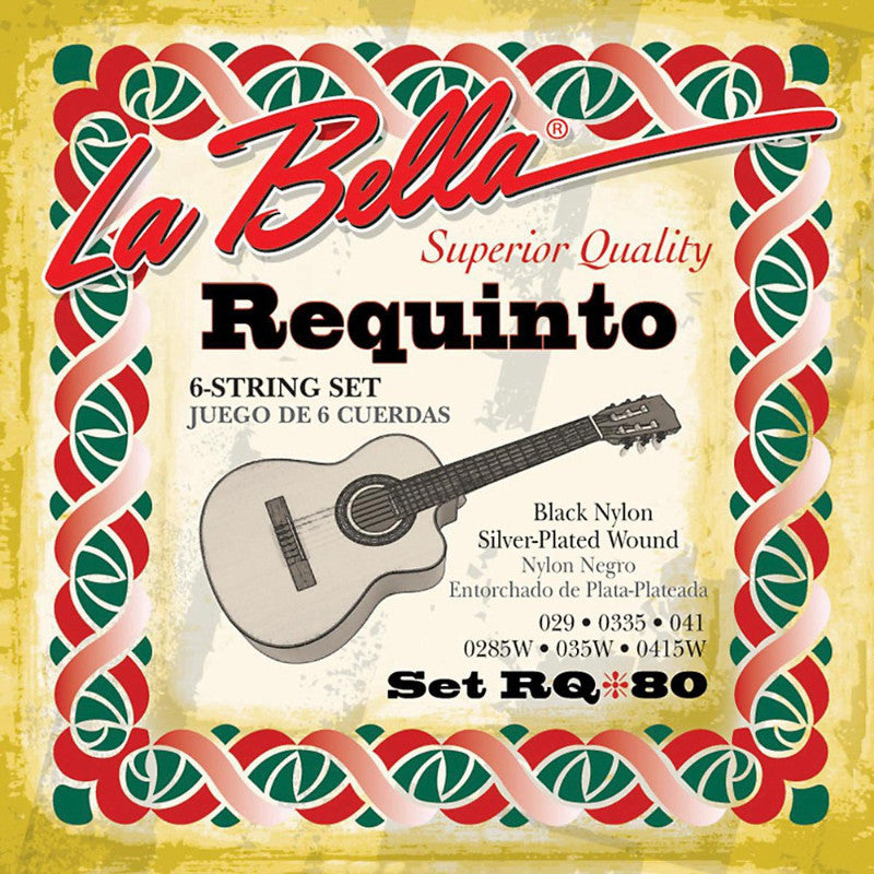 La Bella Requinto Nylon Classical Guitar String Set RQ80