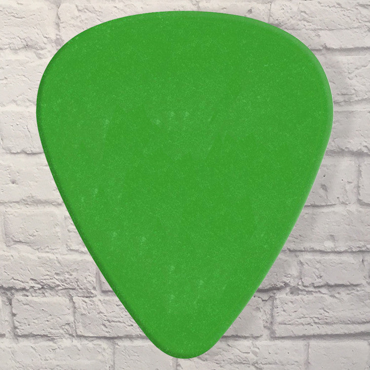 Evolution Brand Medium .85mm Duralin 12 Pack Guitar Picks (Green)