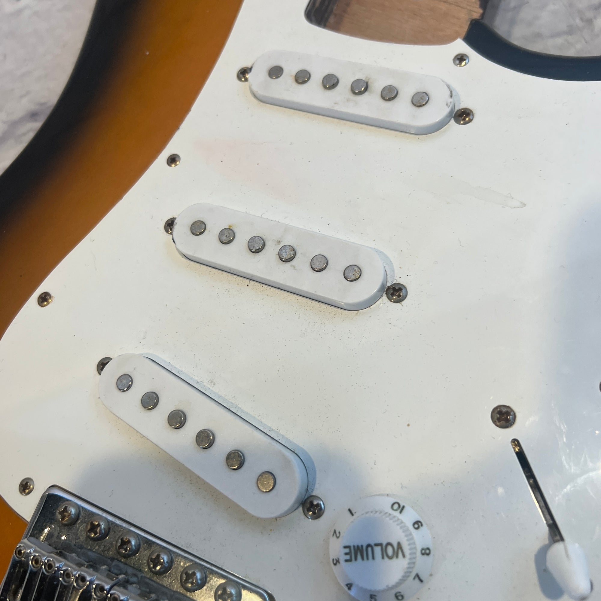 Unknown Plywood Loaded Strat Body Sunburst
