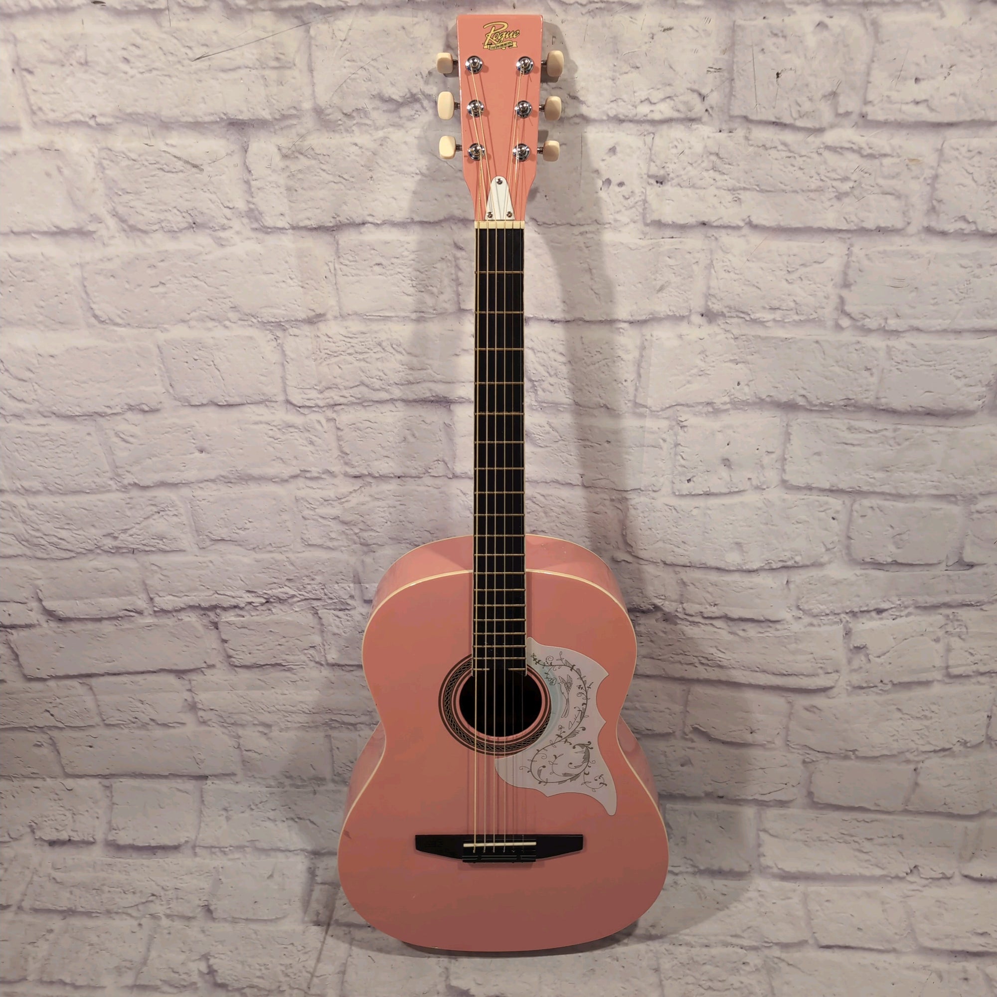 Rogue Pink Acoustic Guitar