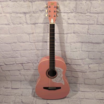 Rogue Pink Acoustic Guitar