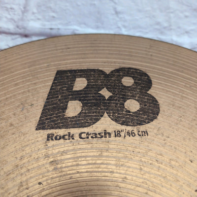 Sabian 18" B8 Rock Crash Cymbal Cracked