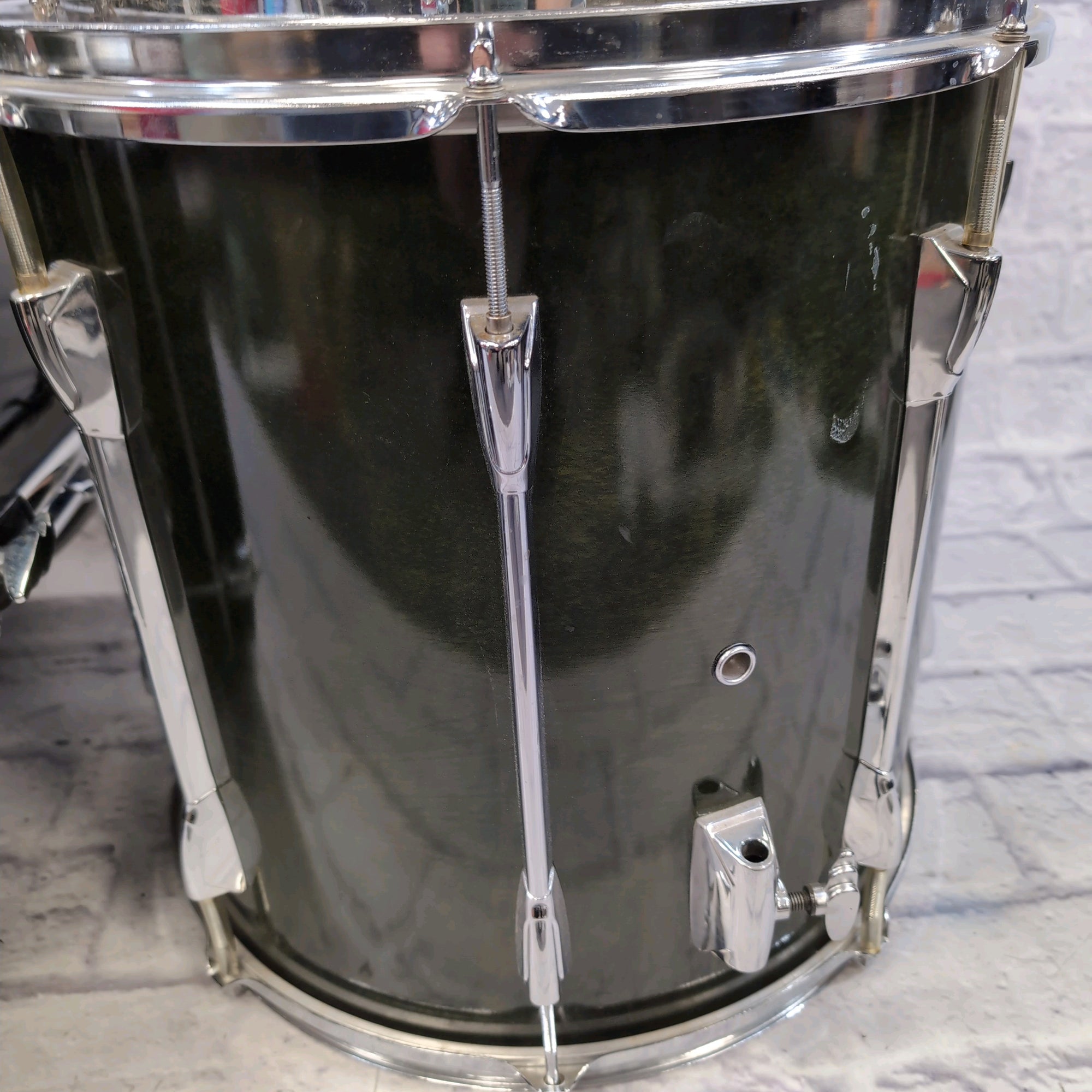 Yamaha Stage Custom 5pc Transparent Green Drum Set