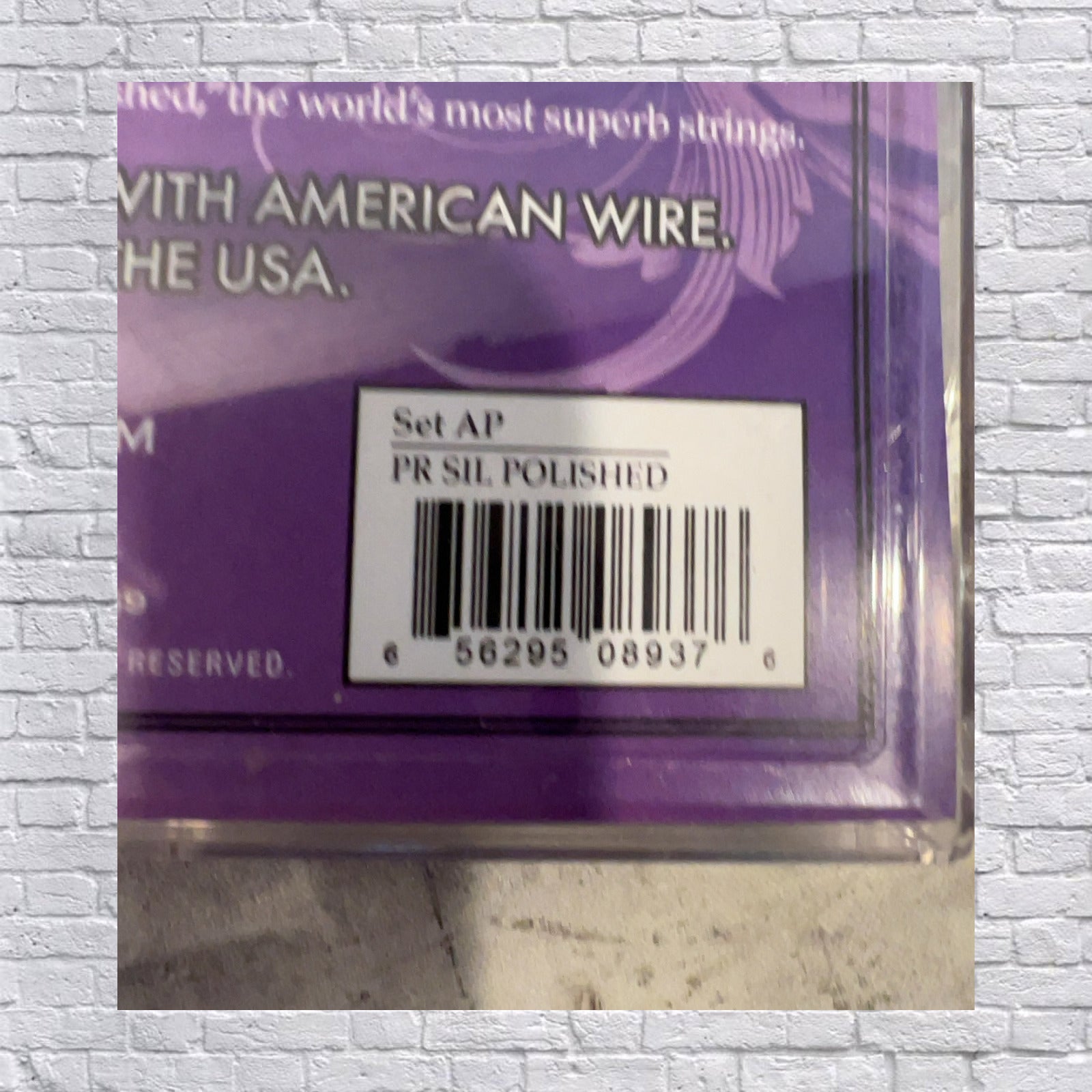 La Bella Pure Silver Hand Polished AP Guitar Strings, Full Set