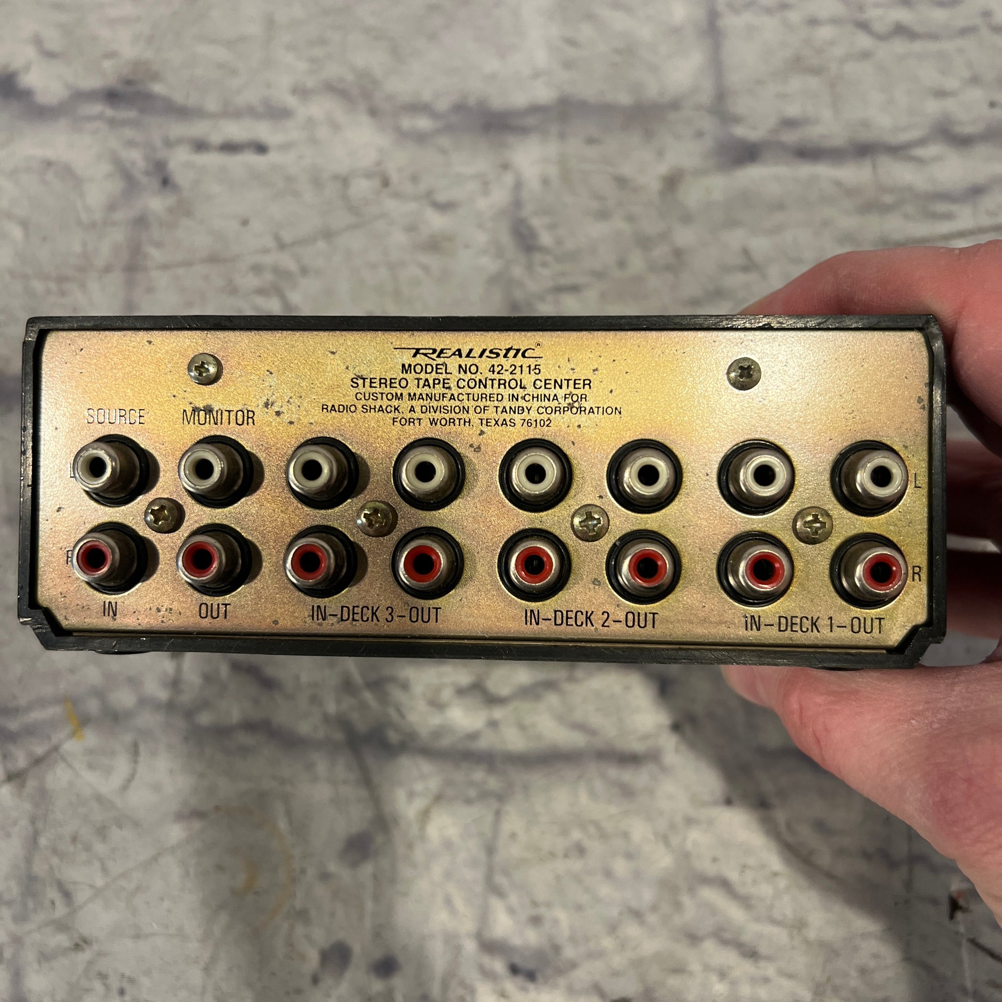 Realistic Tape Control Center