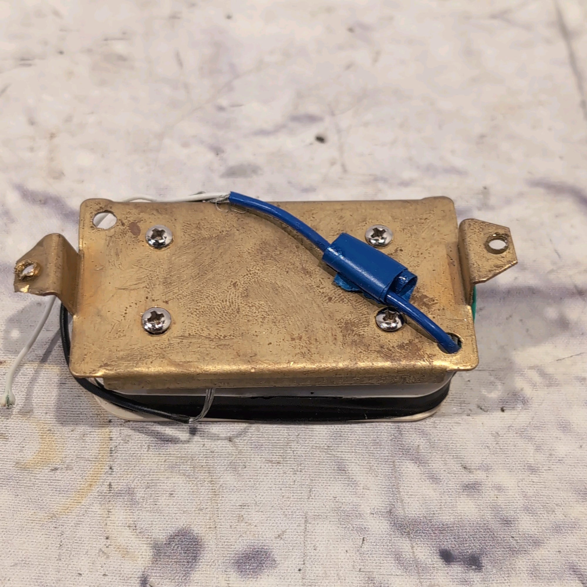 Unknown Cream Humbucker with Brass Back Plate