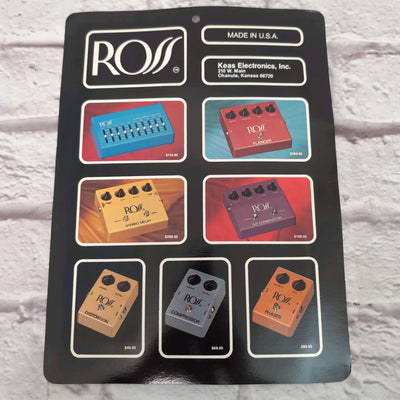 Ross Effects Pedals 1978 Product Catalog Handout