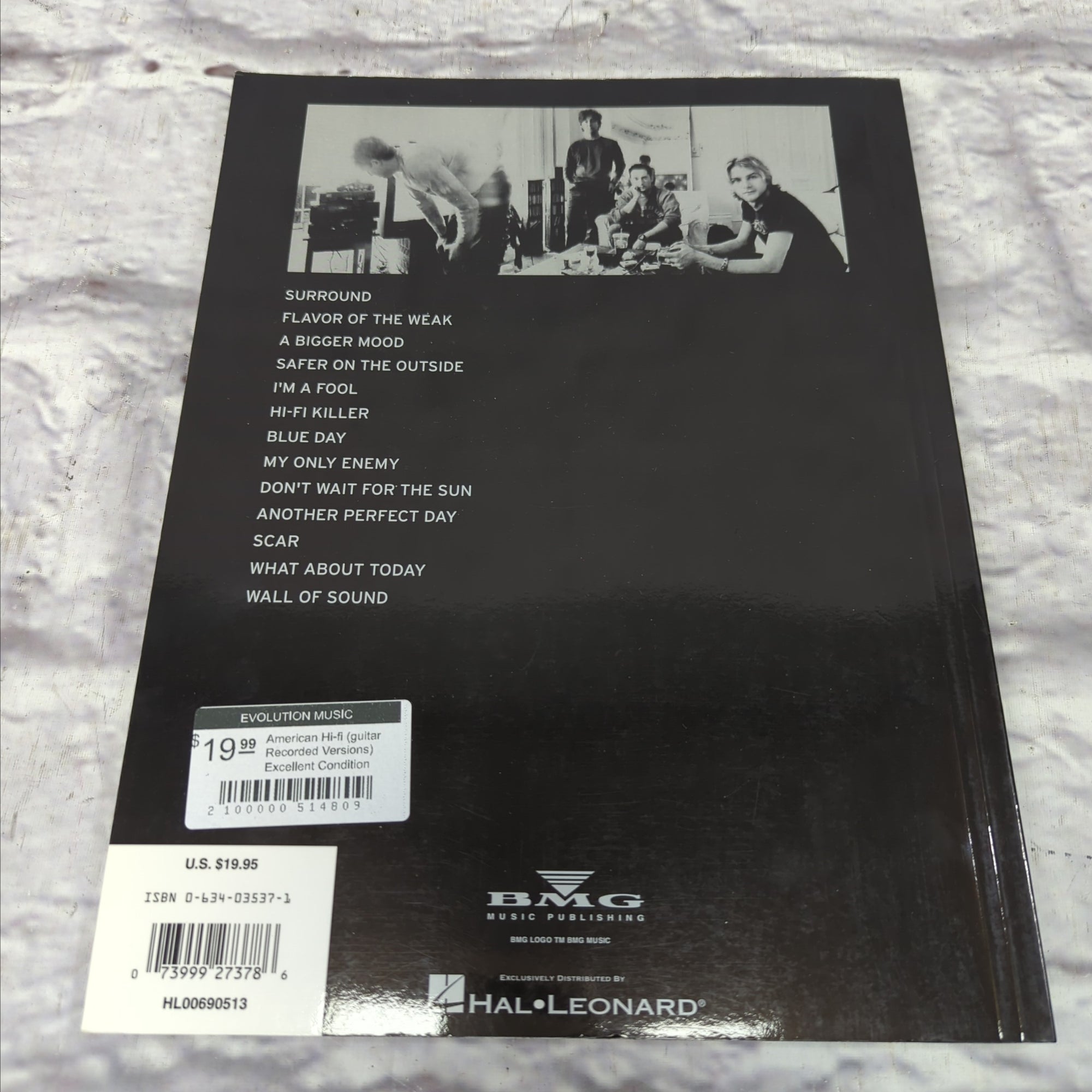 American Hi-fi (guitar Recorded Versions) Book