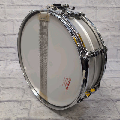 Ludwig Acrolite No 404 1970s 8-Lug Aluminum 5x14 Snare Drum Blue/Olive Badge w/blue case