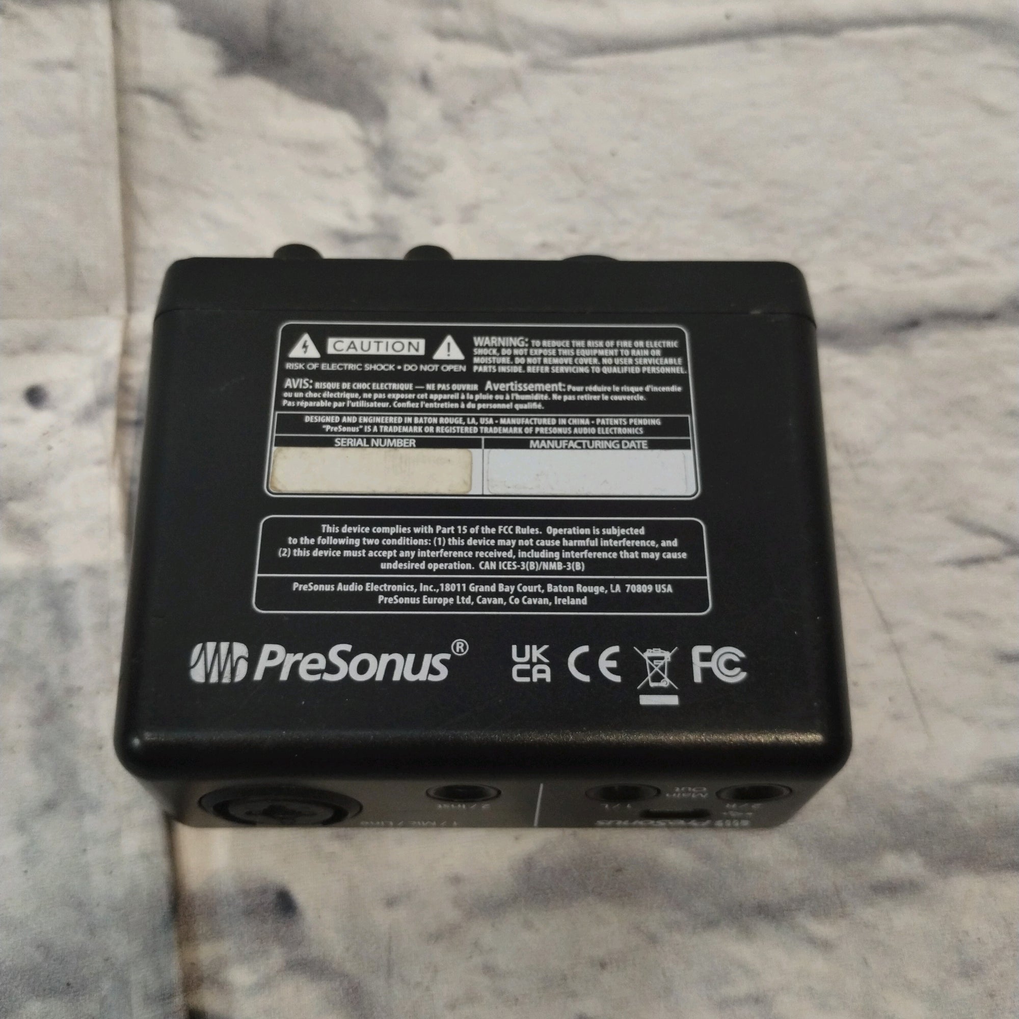 Presonus Audiobox Go Interface