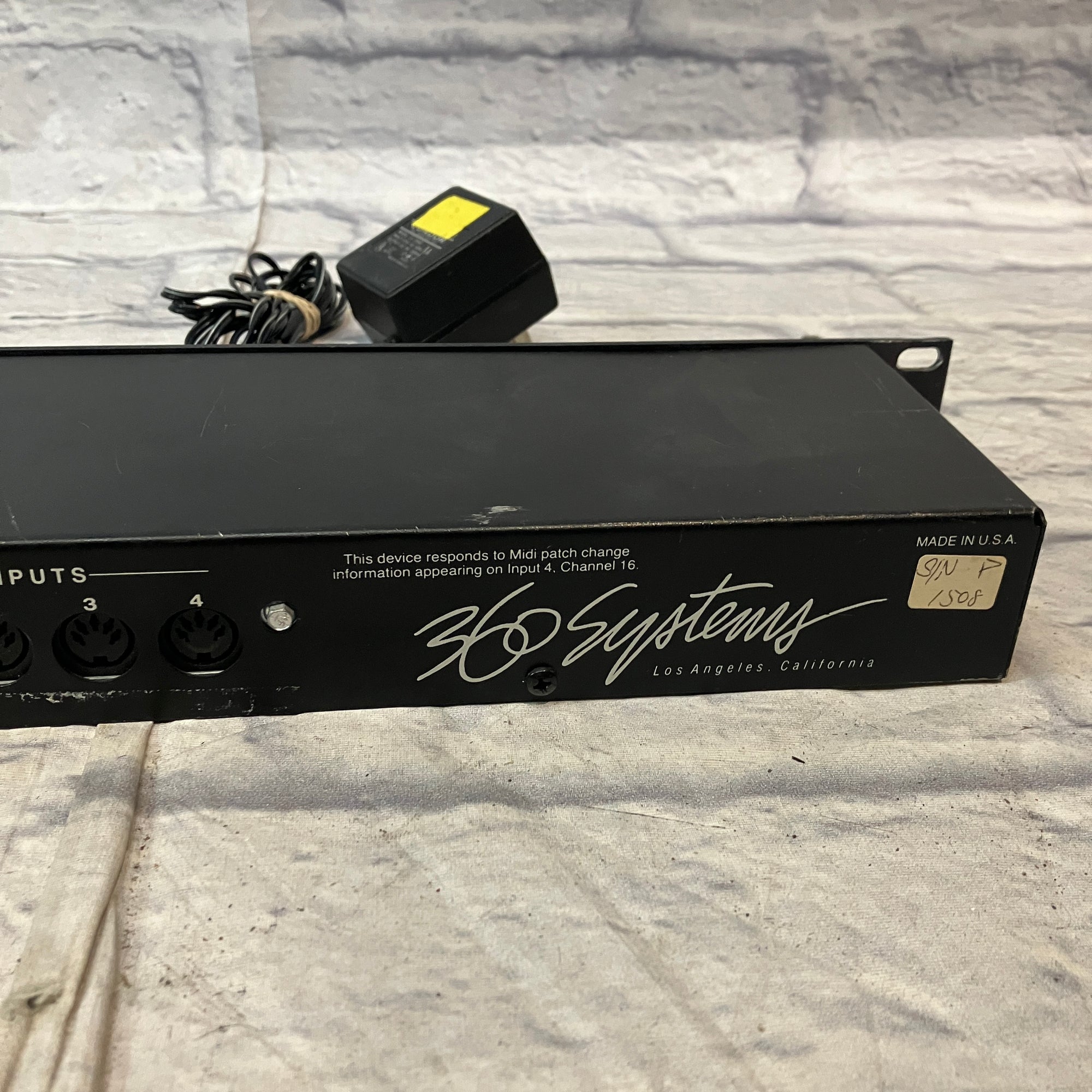 360 Systems Midi Patcher 8x8 Routing System with Memory Controller