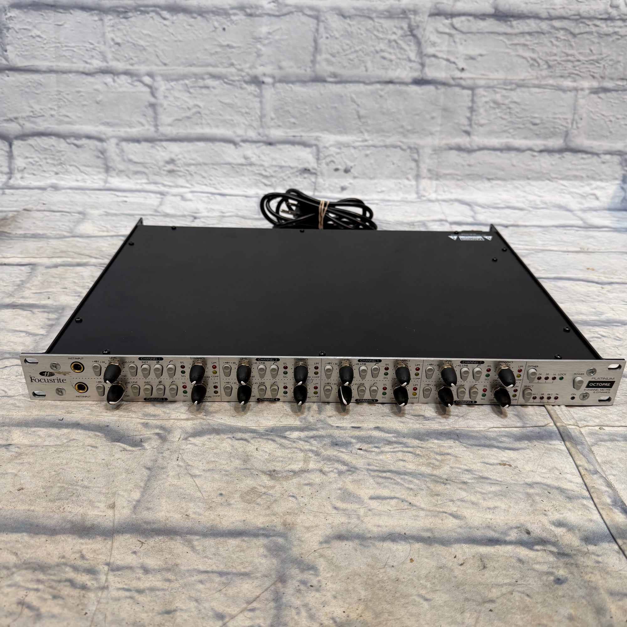 Focusrite Platinum OCTOPRE 8-Channel Microphone Preamp Rack Preamp