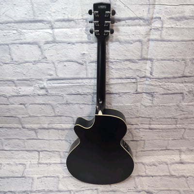 Cort SFX1F BKS Concert Acoustic Electric Guitar - Black