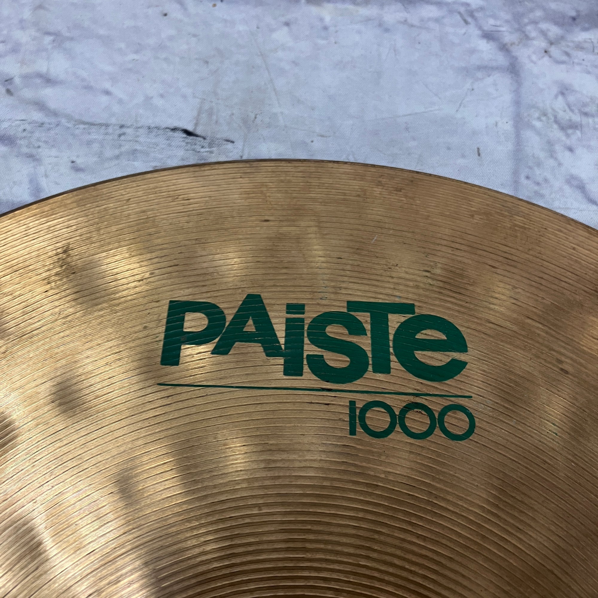 Paiste 1000 Series Heavy Hi Hats Green Label REPAIRED