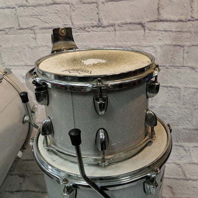 SPL Street Bop Birch Ply 3 Piece Shell Pack Silver Metallic  Drum Kit