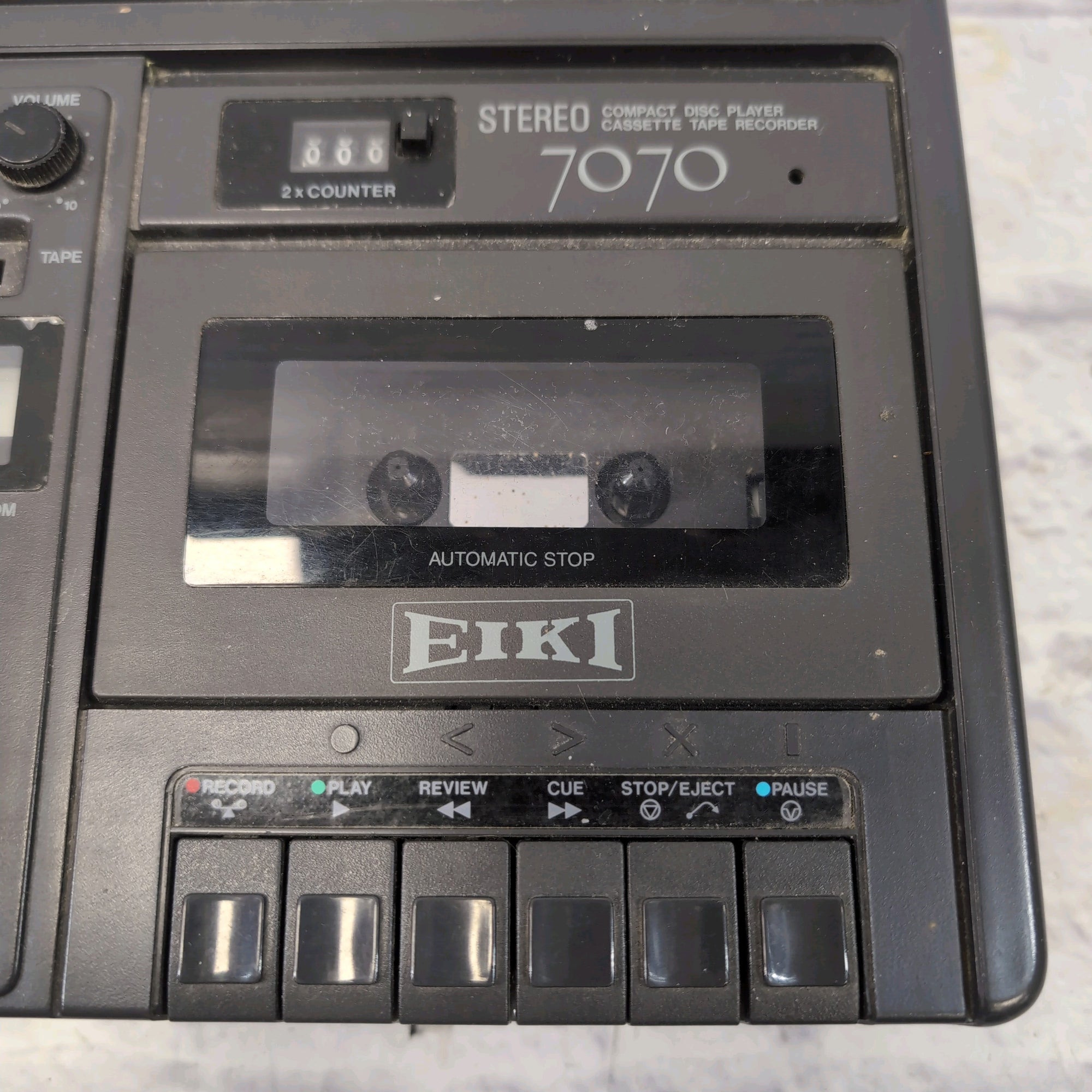 Eiki 7070A Stereo Compact Disc Player retailer Cassette Tape Recorder