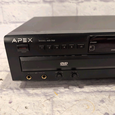 APEX AD-703 3-Disc Digital Video DVD Player and Karaoke