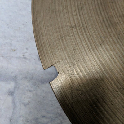 Sabian 18" AA Medium Ride CRACKED Crash Ride Cymbal