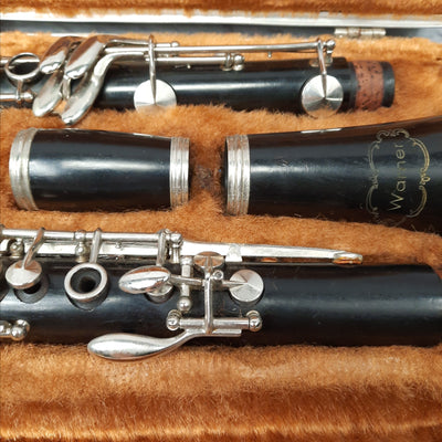 Warner wooden Clarinet made in Czechoslovakia w/Case