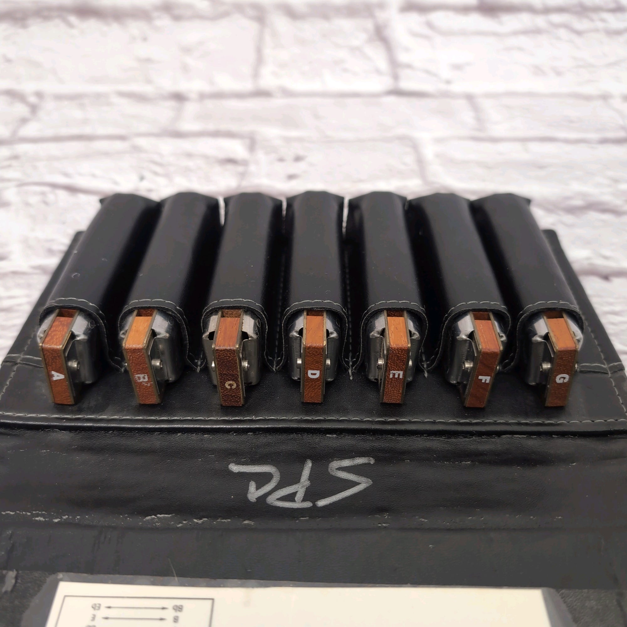 Hohner Blues Harps Harmonica Set - 7 Harmonicas w/ Leather Case